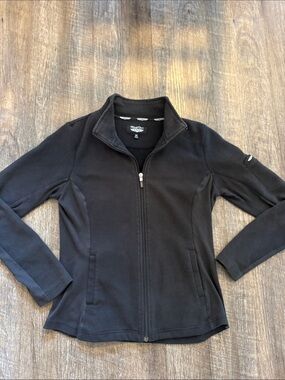 Women’s Black Golf Zip Up